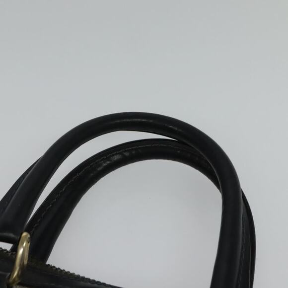 GUCCI GG Supreme Sherry Line Hand Bag Pvc Navy Gold - Picture 8 of 16